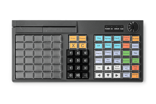 АТОЛ KB-76-KU Rev.2, (черная) с ридером магнитных карт                                        